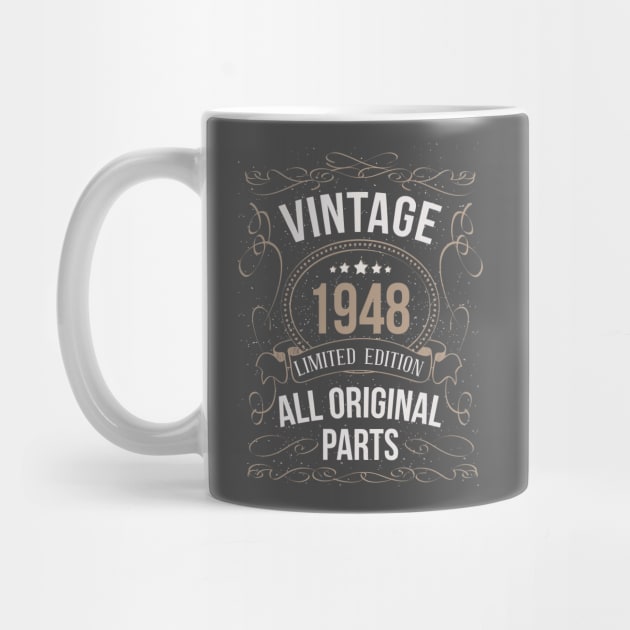 Vintage 1948 Graphic Tee by vexeltees